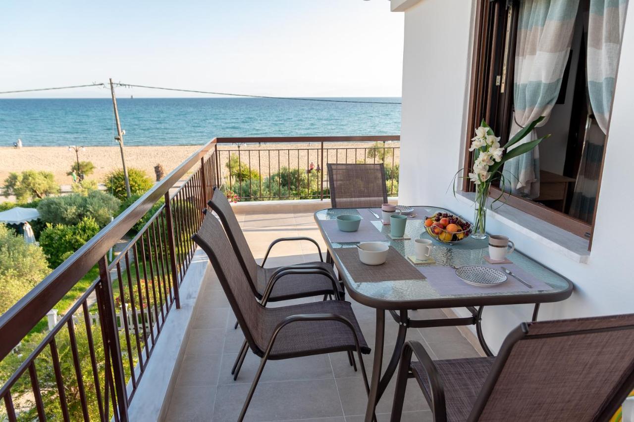 Dimi Seafront Apartment By Rentals Pro Services - 네아 모우다니아 외부 사진