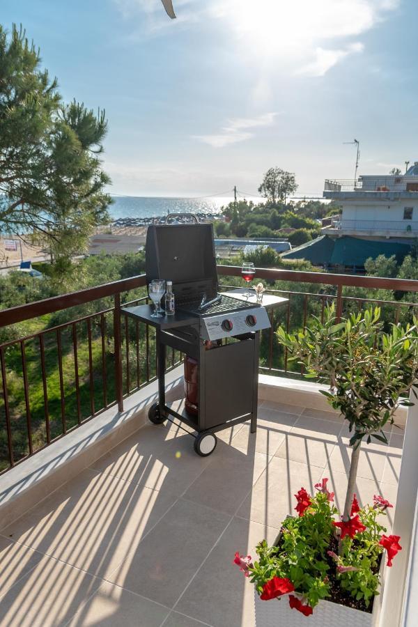 Dimi Seafront Apartment By Rentals Pro Services - 네아 모우다니아 외부 사진